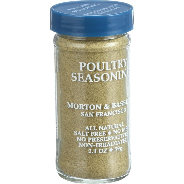 Morton & Bassett Poultry Seasoning, 2.1-Ounce Jars (Pack of 3)