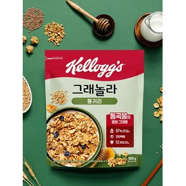Kellogg's whole oat granola 500g 2pcs / 켈로그 통귀리 그래놀라 500g 2개