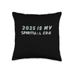 2025 Being Spiritual, Yoga, Inner Peace and Calmness Throw Pillow