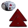 Set of 2 triangular reflectors for screwing, E-certified