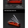 Edward Tools Folding Allen Wrench Set with Phillips and Flathead