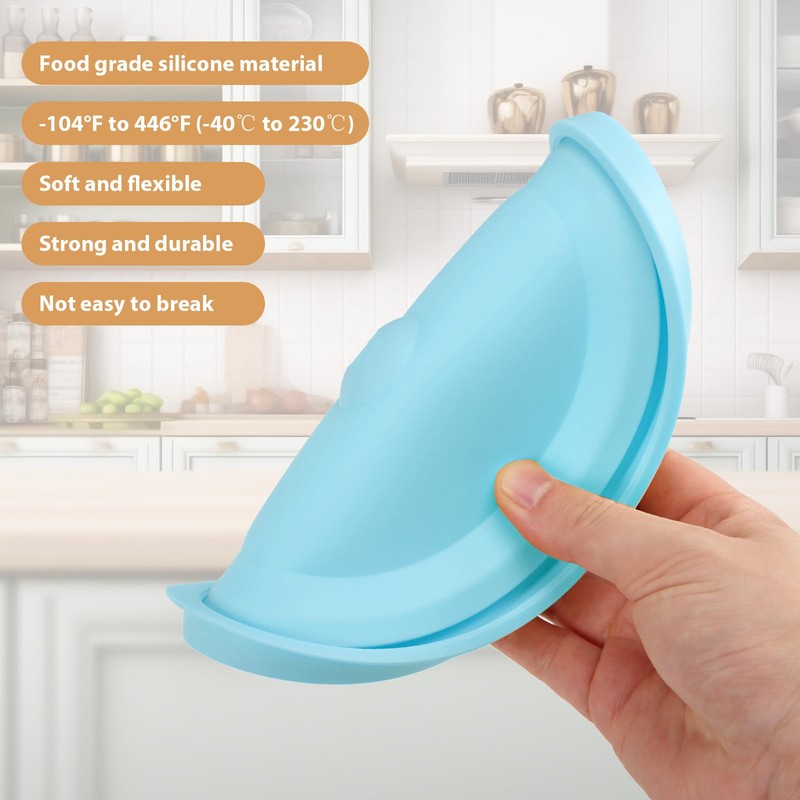 Replacement Lids for Pyrex 7200-PC 2 Cup, Silicone Round Storage