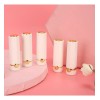 Tubo De Bálsamo Labial Blanco, Portátil, Vacío, 5 Unidades