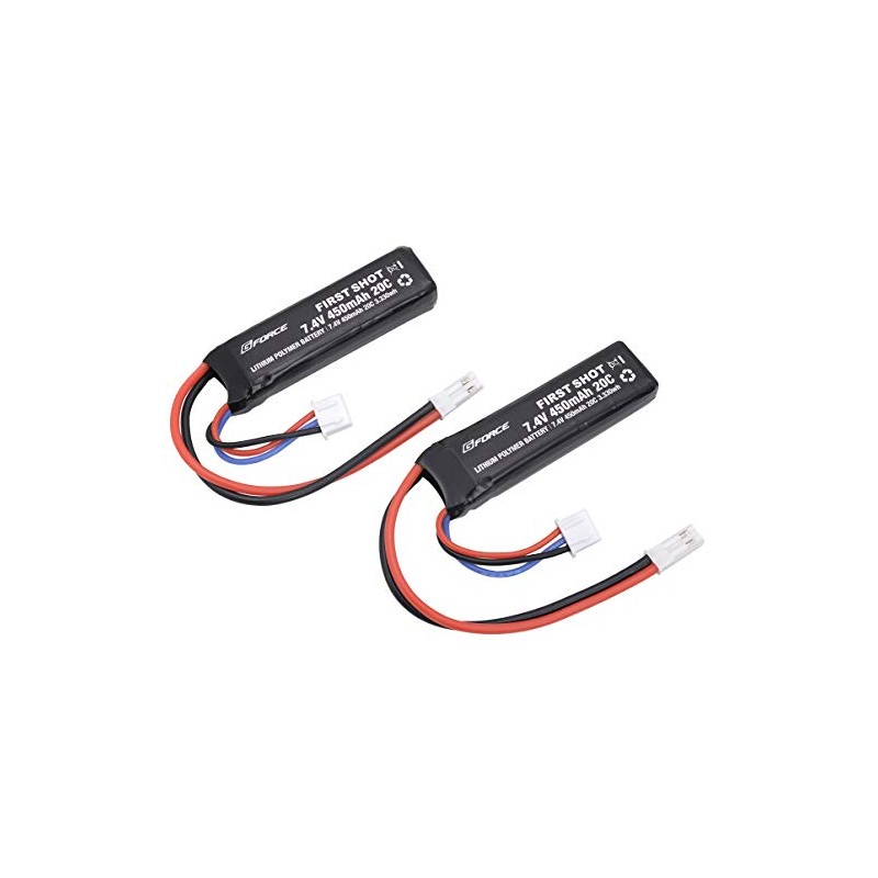 G-FORCE GFG991 FIRST SHOT LiPo 7.4V 450mAh for Handguns (Pack