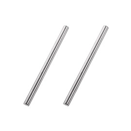 TA-VIGOR 2pcs Stainless Steel Rods 8mm x 150mm, Solid Stainless Steel Round Bars Metal Rods for DIY Craft Car Helicopter Airplane Model