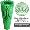 Upgraded Chicken Wire Fence Mesh - 40CM x 500CM Black/Green/White