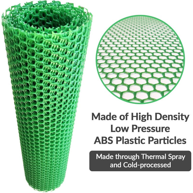 Upgraded Chicken Wire Fence Mesh - 40CM x 500CM Black/Green/White