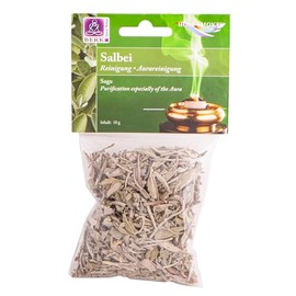 Sage Leaves Officinalis 10 g - Berk Incense Scented Woods, Herbs, Flowers for Smoking on Sieve and Charcoal Natural Pure Incense for Relaxation, Cleaning