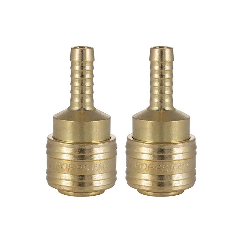 Poppstar 2x Quick Coupling Compressed Air NW 7.2 with Hose