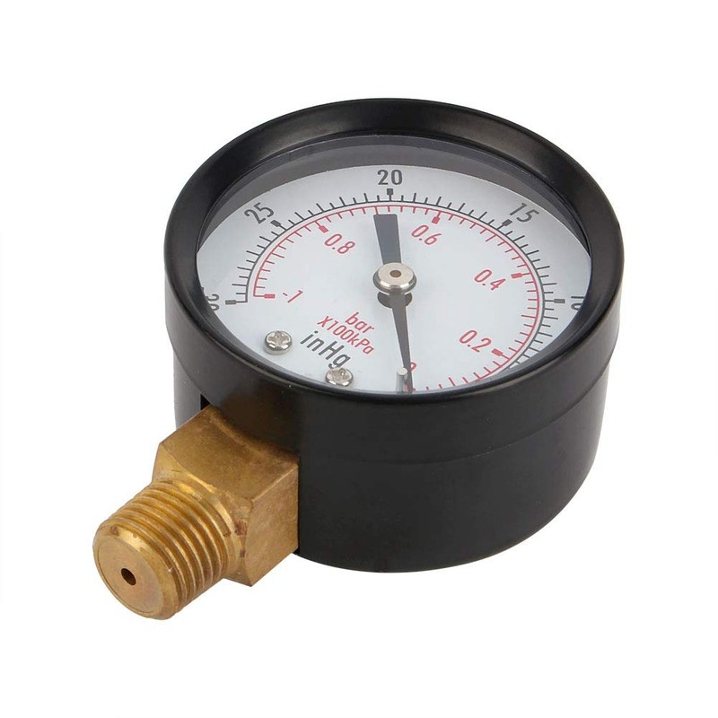 Vacuum Pressure 2 Inch Air Compressor Water Oil Gas 1/4
