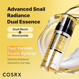 Advanced Snail Radiance Dual Essence by Cosrx for Unisex - 2.7 oz Essence