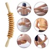 Mikako Curved Wood Therapy Massage Roller for Waist and Thigh,