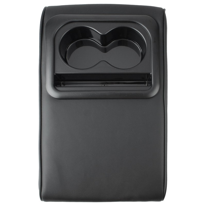 CARBBIA Memory Foam Car Armrest Cushion with Cup Holder Fits