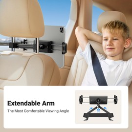 UGREEN Tablet Holder Car Headrest Tablet Holder Children's Headrest Mount 360 Degree