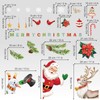 decalmile Christmas Window Wall Sticker Christmas Tree Snowflakes Reindeer Wall