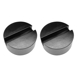 SamWinGear 2PCS Jack Pad Floor Jack Extension Adapter, Rubber Jack Stand Pad Pinch Weld Slotted Frame Rail Protector Jack Pad, Universal Anti-Slip Slotted Floor Jack Extension Car Lift Jack Pad/Puck