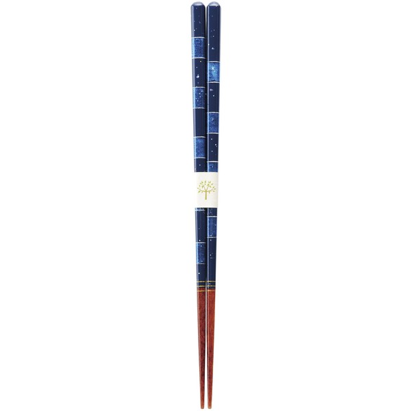 カワイ 『箸』 食洗機対応 流星 ブルー 23cm 37080ブルー23cm