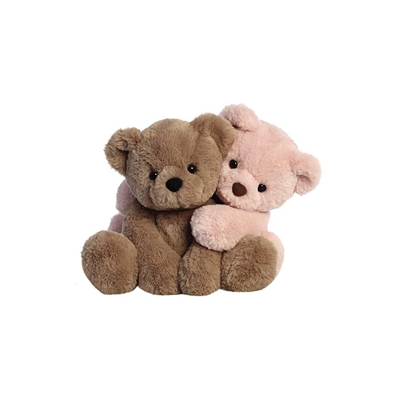 Aurora, 01796, Avery Teddy Bear, Eco-friendly soft toy, Dusty Pink
