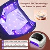 Professional Rechargeable 96W UV LED Nail Lamp, Cordless Nail Dryer