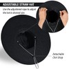 Funcredible Summer Hat for Women - Black Wide Brim Hat