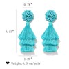 Layered Tassel Earring Bohemian Lightweight Colorful Tiered Thread long Fringe