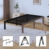 SHOANED Twin Metal Bed Frame - 14 Inch Tall Heavy