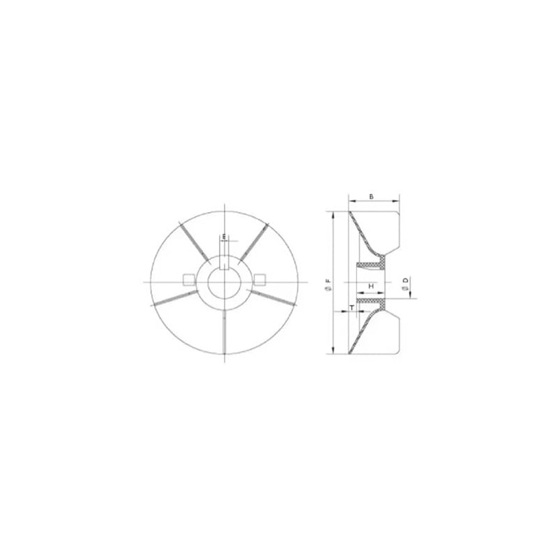 cyclingcolors 2 x Fan Wheel Electric Motor Plastic Compressor Fan