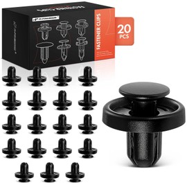 A-Premium 20PCS Nylon Front Fender Liner Retainer Clips Push-Type Compatible with Subaru Outback 2012-2017, Impreza 2010-2017, Legacy 2012-2017, BRZ 2013-2017, Tribeca, WRX, WRX STI - For 8mm Hole