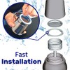 Set of 3 Rubber Gasket is Suitable for 6 Cup