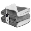 STHYTON Electric Blanket Twin Size, Soft & Cozy Heated Throw