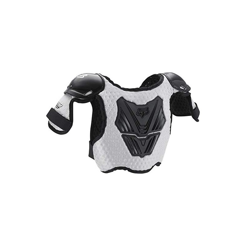 Fox Racing Pee Wee Titan Roost Deflector - Youth Small/Medium/Black/Silver