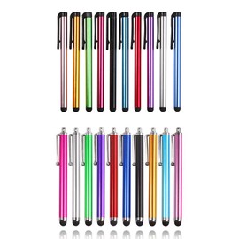 YIXINLYMY Stylus Pen for Smartphones, Ultra Fine Point, 20 Pcs Set for Tablets, Smartphones, iPhones, iPads, Android, Capacitive, Rubber Tip, Fingerless Pen (10 Colors, Random)