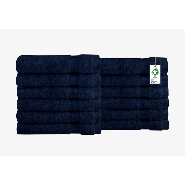 A1HC Towels Cotton Washcloths Set 100% Organic Cotton, GOTS Certified