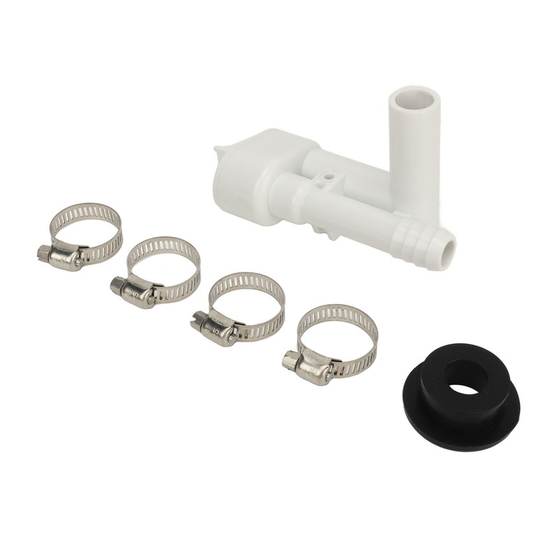 RV Toilet Vacuum Breaker Kit 385316906 Stainless Steel Clamp Sealed