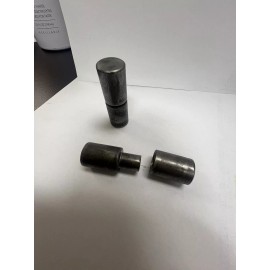 Redman Heavy Duty Products 2pcs 4" Weldable Barrel Hinges, Heavy Duty Steel Weld On