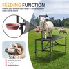 Goat Stand for Milking with Feed Bin, 47x23 inch Metal