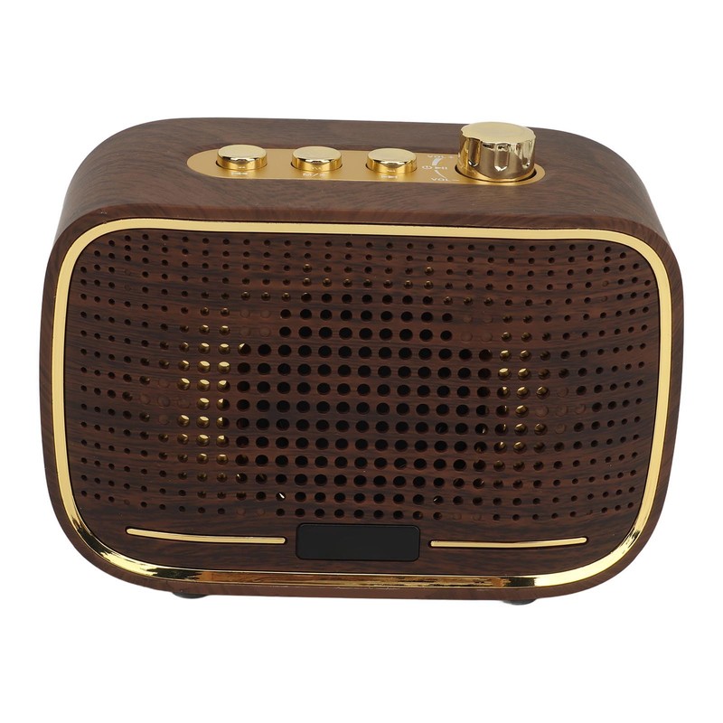Retro Bluetooth Speaker 1500mah Clear Sound USB Port Mini Wireless