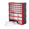 INTERTOOL Hardware and Craft Storage Organizer Cabinet, 39 Compartment Drawers,
