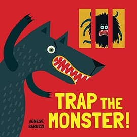 Trap the Monster: Fight Your Fears Using This Silly Interactive Board Book for Toddlers and Kids, Featuring Unique Cutouts (Funny Kids Books, Empowering Books for Kids, Novelty Gifts for Kids)