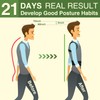 ZHUNPOCT Posture Corrector Back Support for Hunched Back, Kyphosis and
