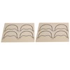 10pcs Scalp Tattoo Practice Skin Double Sides Pre Print Scalp