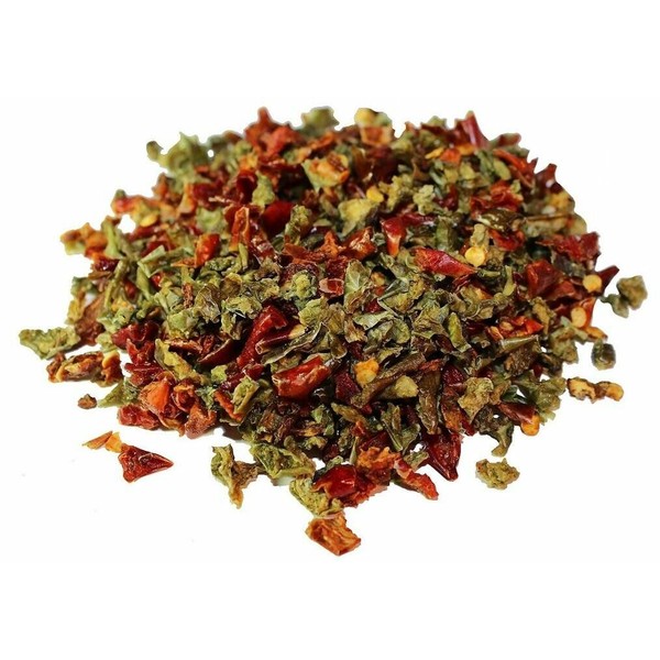 Dried Red and Green Bell Peppers Mix by It's Delish, 4 lbs