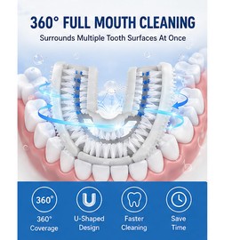Magentak U-Shaped Toothbrush Replacement Head for Ultrasonic Toothbrush