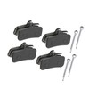 Hihaha 4 Pair Semi Metal Disc Bike Brake Pad W/Split