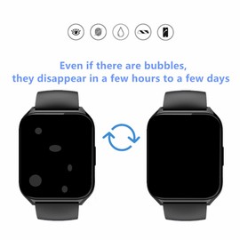 MIHENCE Screen Protector Compatible with Puqo/Cillso 1.95 Inch Smartwatch T80, TPU HD Screen Protector for T80 1.95 Inch Smartwatch [Pack of 6]