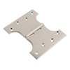 Lunn Hardware Chrome Parliament Hinge 5-Inch x 3-Inch x 4-Inch