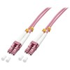 LINDY 46341 Fibre Optic Duplex Cable LC/LC OM4 2 m