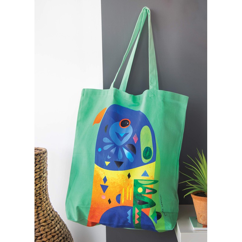 Maxwell & Williams Pete Cromer Large Tote Bag, Lorikeet Print,