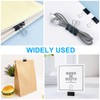 208 PCS 6 Sizes Binder Clips Assorted Sizes Including Extra