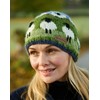 Pachamama Women Wool Beanie Hat Fleece Lined Handknitted Cute Sheep